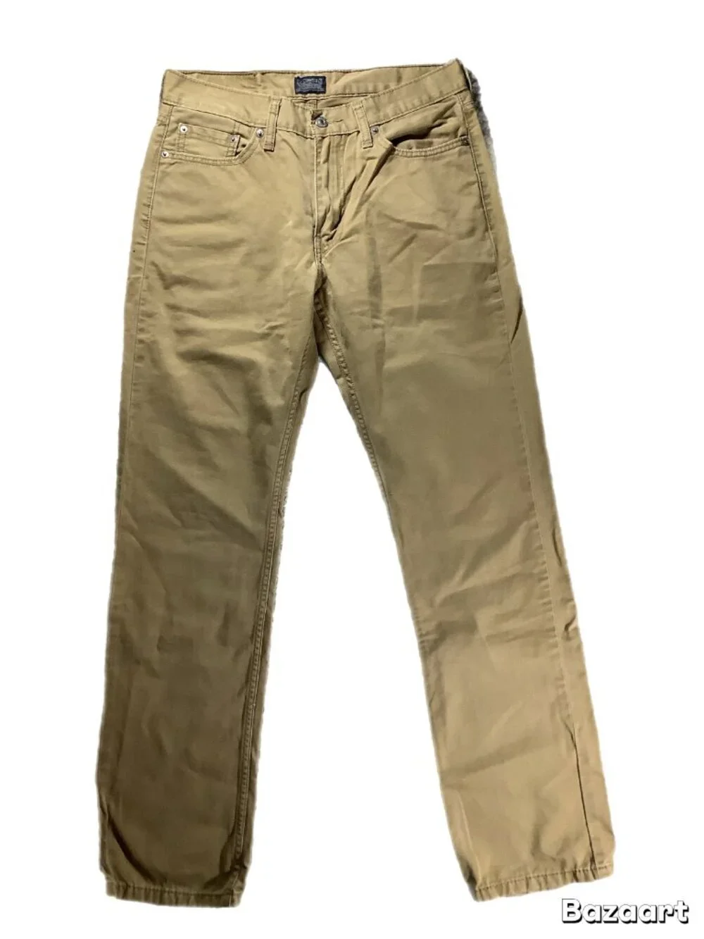 Levi's 505 Men's Khaki Pants Regular Fit Size 30x32 (284)